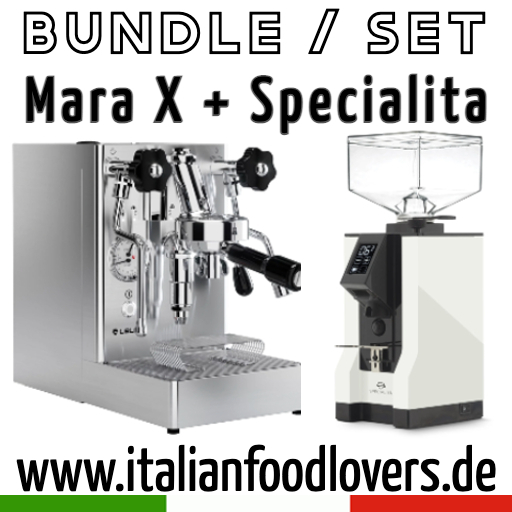 Bundle Lelit Mara X V2 PL62X + Eureka New Mignon Specialita weiß 15BL * Set