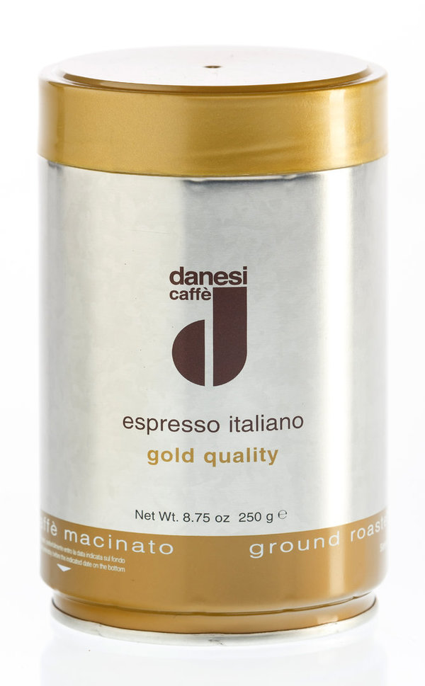 Danesi Espresso ORO Gold ganze Bohne 250g - in der Dose (32,00 €*/1kg)