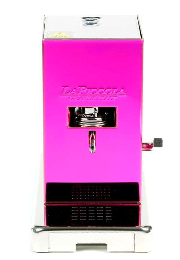 La Piccola Piccola PINKY Edelstahl - Pad-Espressomaschine für ESE-Pads * Automatik