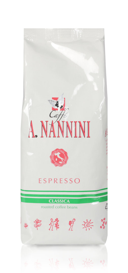 Nannini Espresso Classica Tradizione - Espresso Bohnen 500g ganze Bohnen