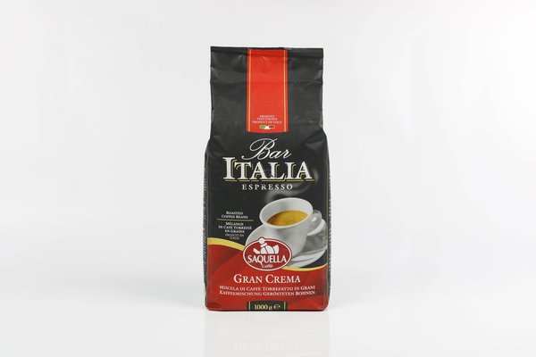Saquella Espresso BarItalia Gran Crema 1kg Bohnen