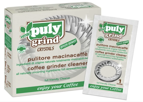 Puly Grind Verde Kaffee Mühlenreiniger 10 x 15g Reinigungskristalle (93,27 €*/1kg)