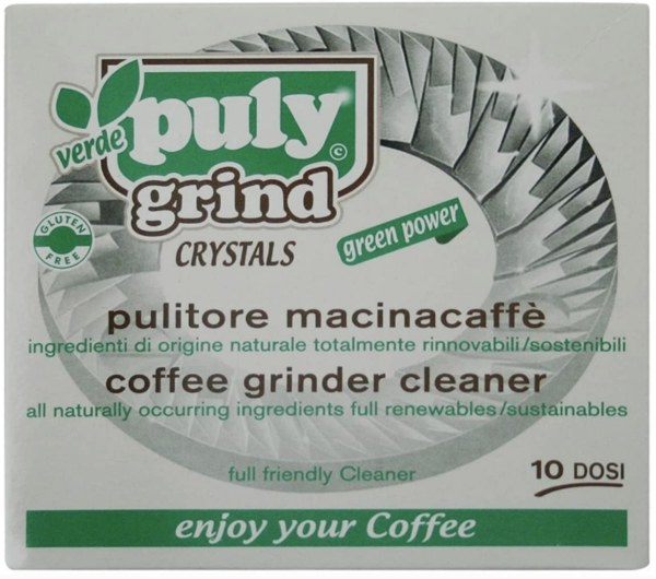 Puly Grind Verde Kaffee Mühlenreiniger 10 x 15g Reinigungskristalle (93,27 €*/1kg)