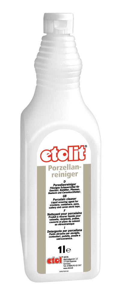 Etolit Porzellanreiniger - flüssiges Scheuermittel - 1 Liter