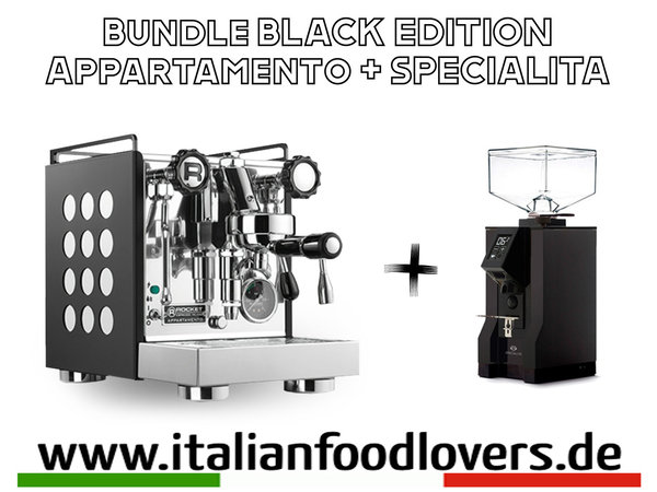 Bundle Rocket Appartamento Black (white) + Eureka New Mignon Specialita Black 15BL * BLACK EDITION