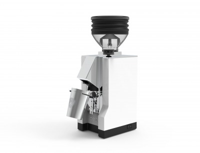 Eureka New Mignon ZERO Single Dose Espressomühle 55mm * Blow Up  * Weiß mit Chrom Nase 16CR