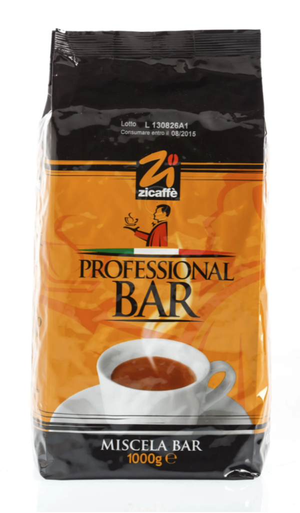 Zicaffe Espressobohnen Professional Bar 1kg - 50% Arabica + 50% Robusta