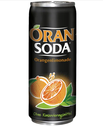 Oran Soda, La Limonata  Orangenlimonade * original Kultlimonade aus Italien