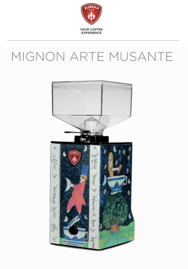 ARTE MUSANTE - Eureka New Mignon SPECIALITA Espressomühle * Weiß * limitiertes Sondermodell