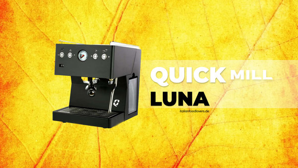 Bundle Quick Mill Luna + Eureka New LIBRA schwarz BLACK *  SALE * Set - Paket