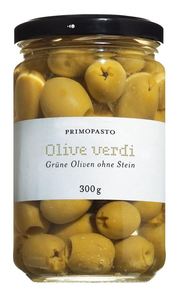 Olive verdi snocciolate, PRIMOPASTO Grüne Oliven ohne Stein